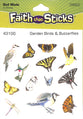 Garden Birds & Butterflies (6 Sheets, 78 Stickers) (Stickers Faith That Sticks Series)