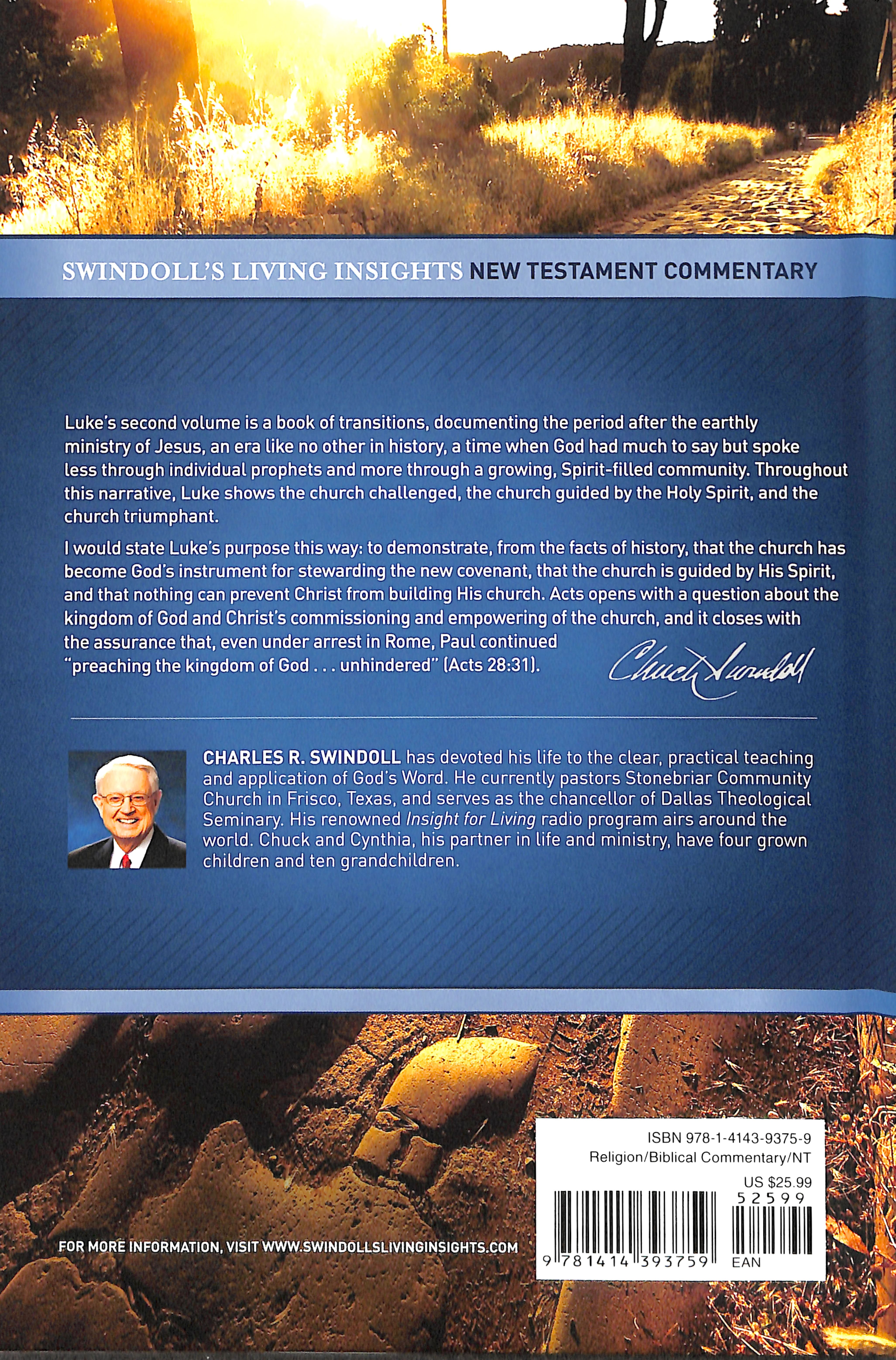 Insights on Acts (#05 in Swindoll's Living Insights New Testament Commentary Series)