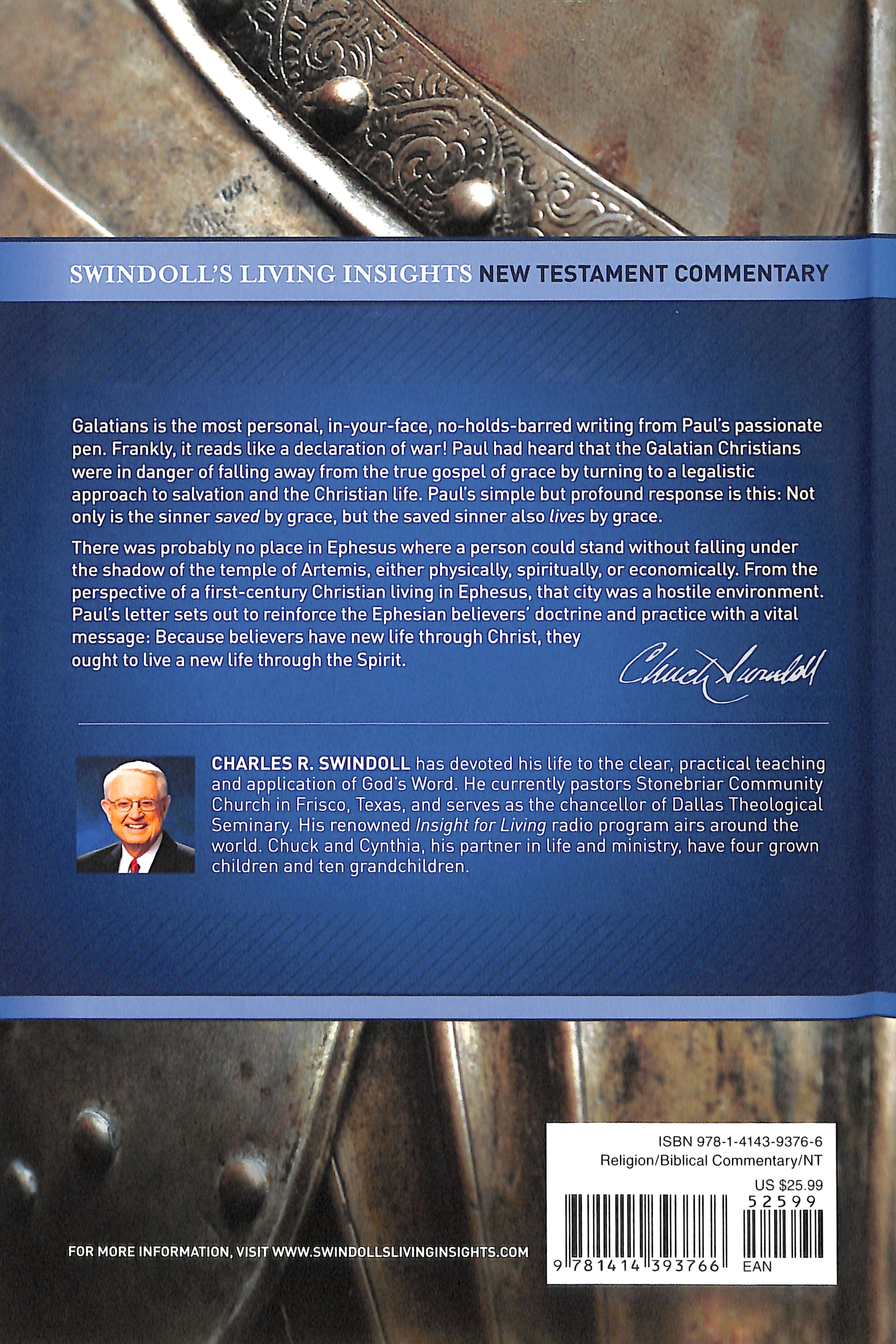 Insights on Galatians, Ephesians (Swindoll's Living Insights New Testament Commentary Series)