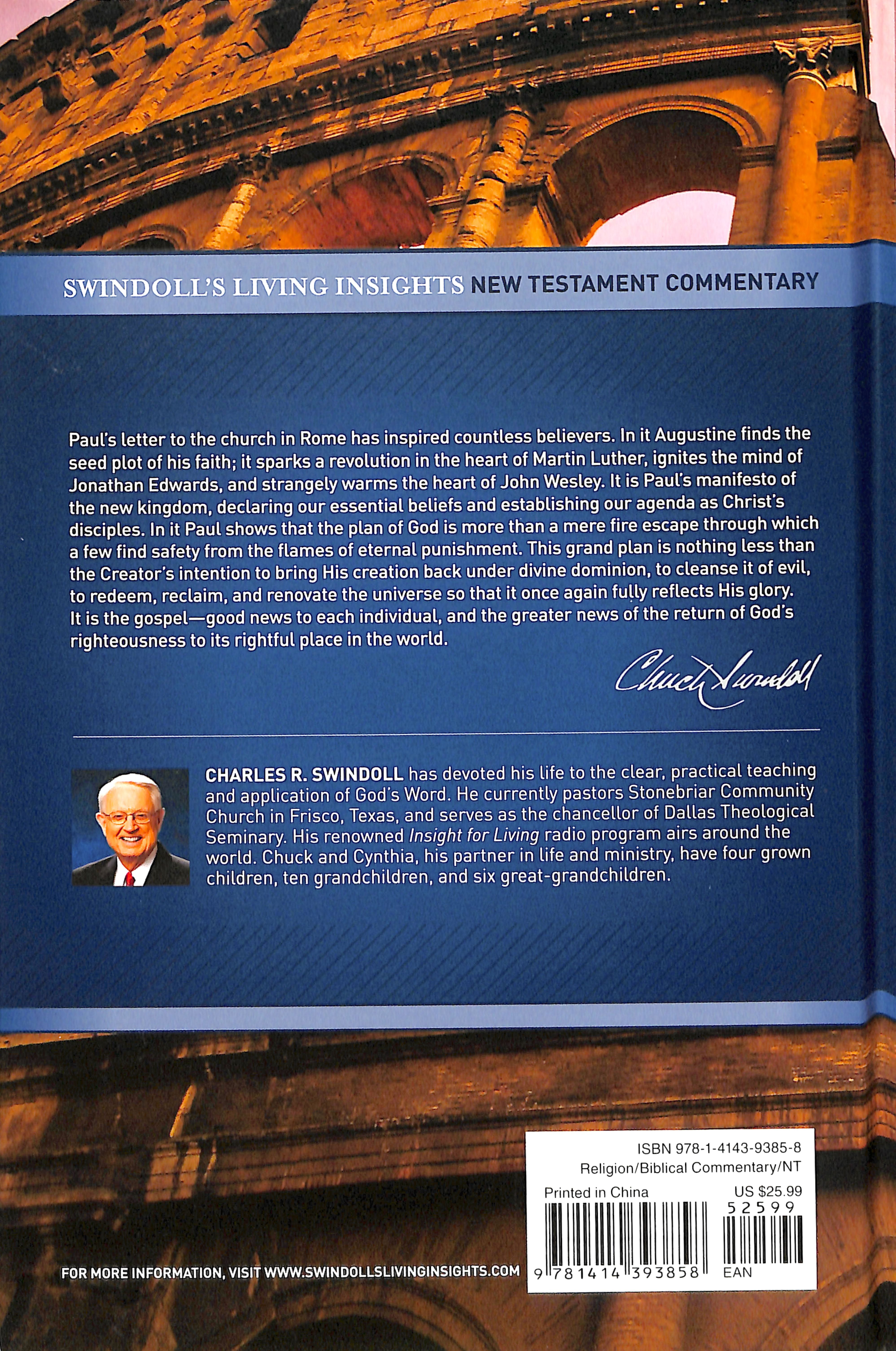 Insights on Romans (Swindoll's Living Insights New Testament Commentary Series)