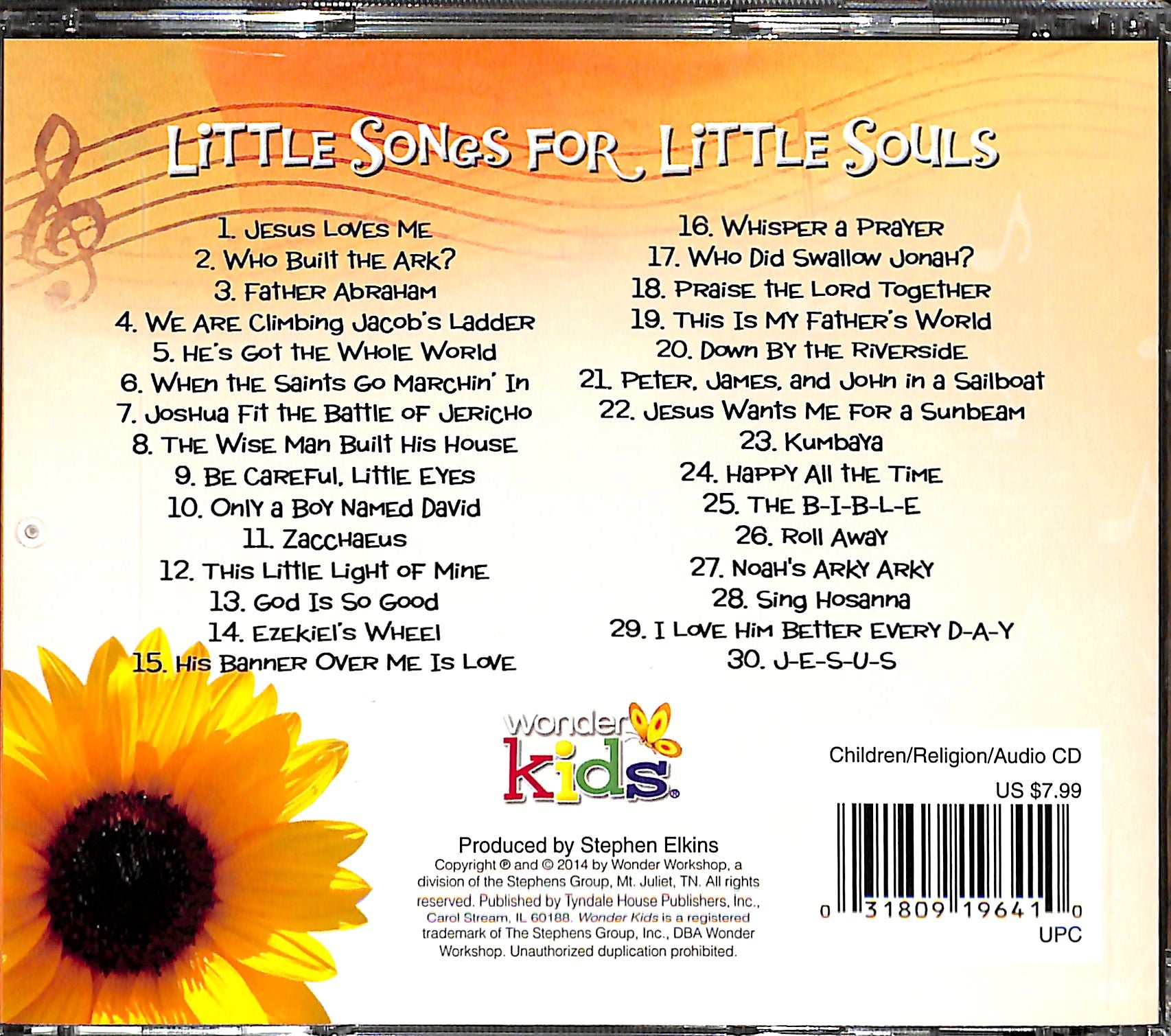 Little Songs For Little Souls (#01 in Wonder Kids Music Series)