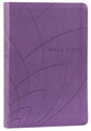 NLT Premium Gift Bible Purple Petals (Red Letter Edition)