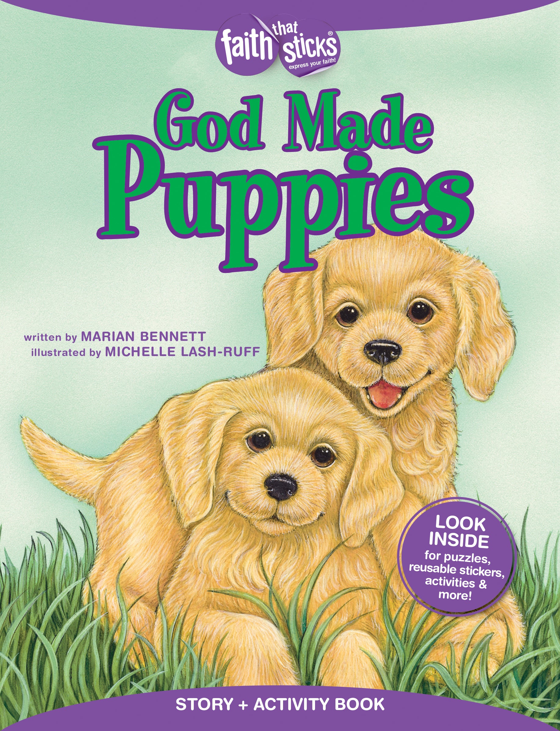 God Made Puppies (Incl. Stickers & Puzzles) (Faith That Sticks Story & Activity Book Series)