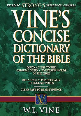 Vine's Concise Expository Dictionary of Old and New Testament Words