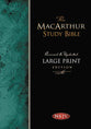 NKJV Macarthur Study Large Print Black (Black Letter Edition)