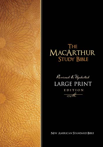 NASB Macarthur Study Bible Indexed Large Print Black