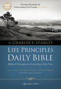 NKJV Charles F Stanley Life Principles Daily Bible (Black Letter Edition)