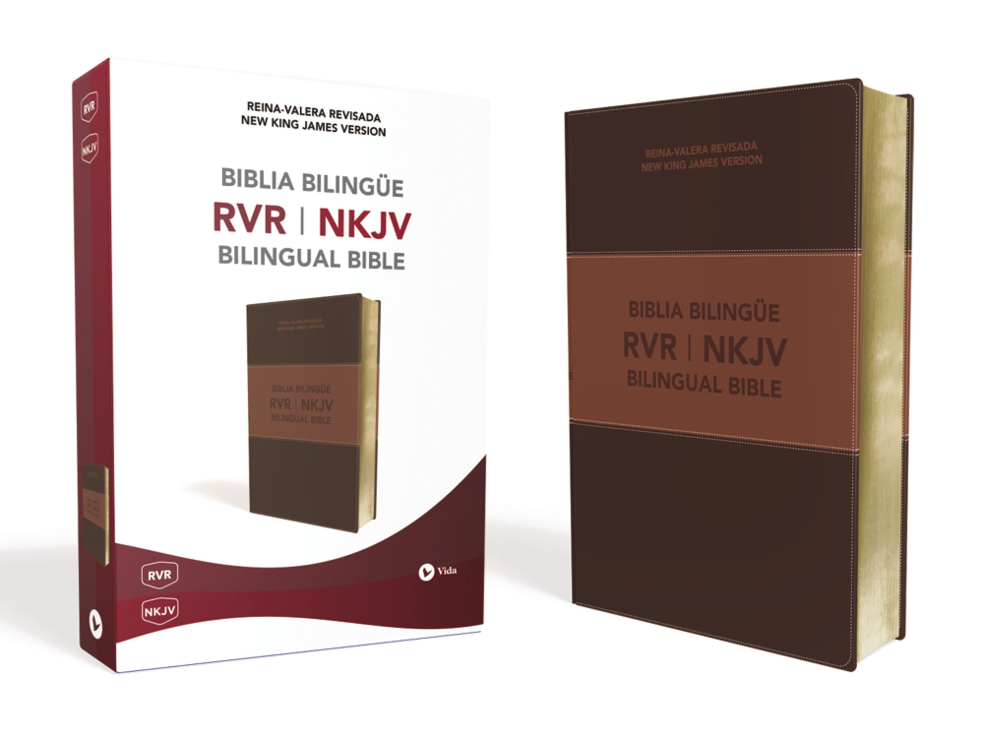 Rvr 1977 /Nkjv Biblia Bilingue Brown