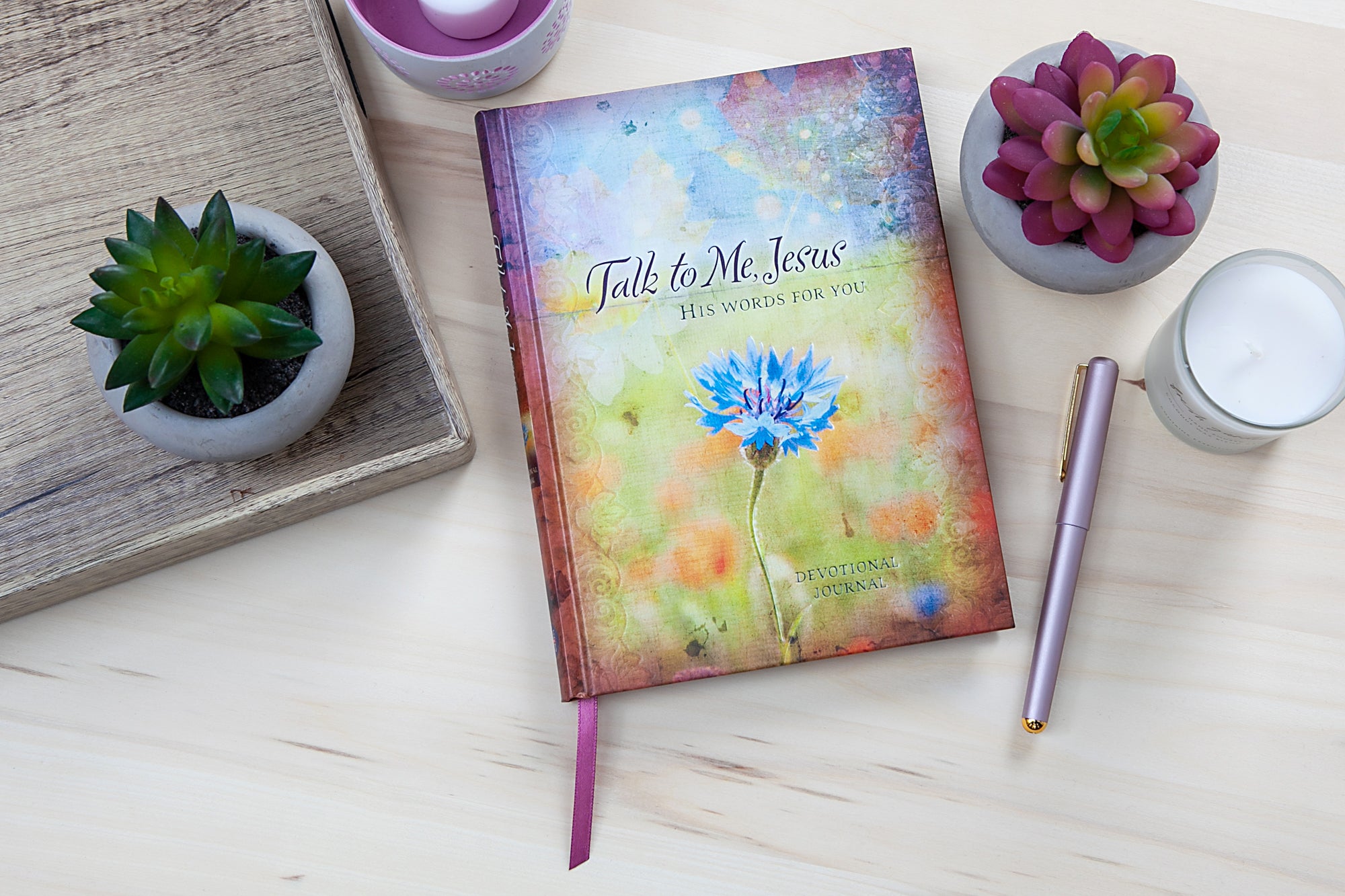 Talk to Me, Jesus Devotional Journal (Elastic Band Book Marker)