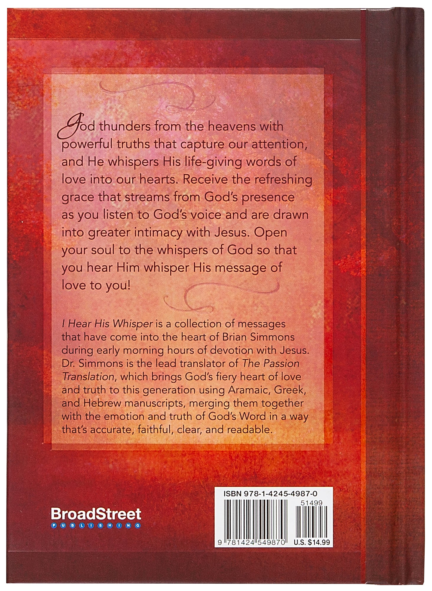 I Hear His Whisper #01: Encounter God's Heart For You. 52 Devotions