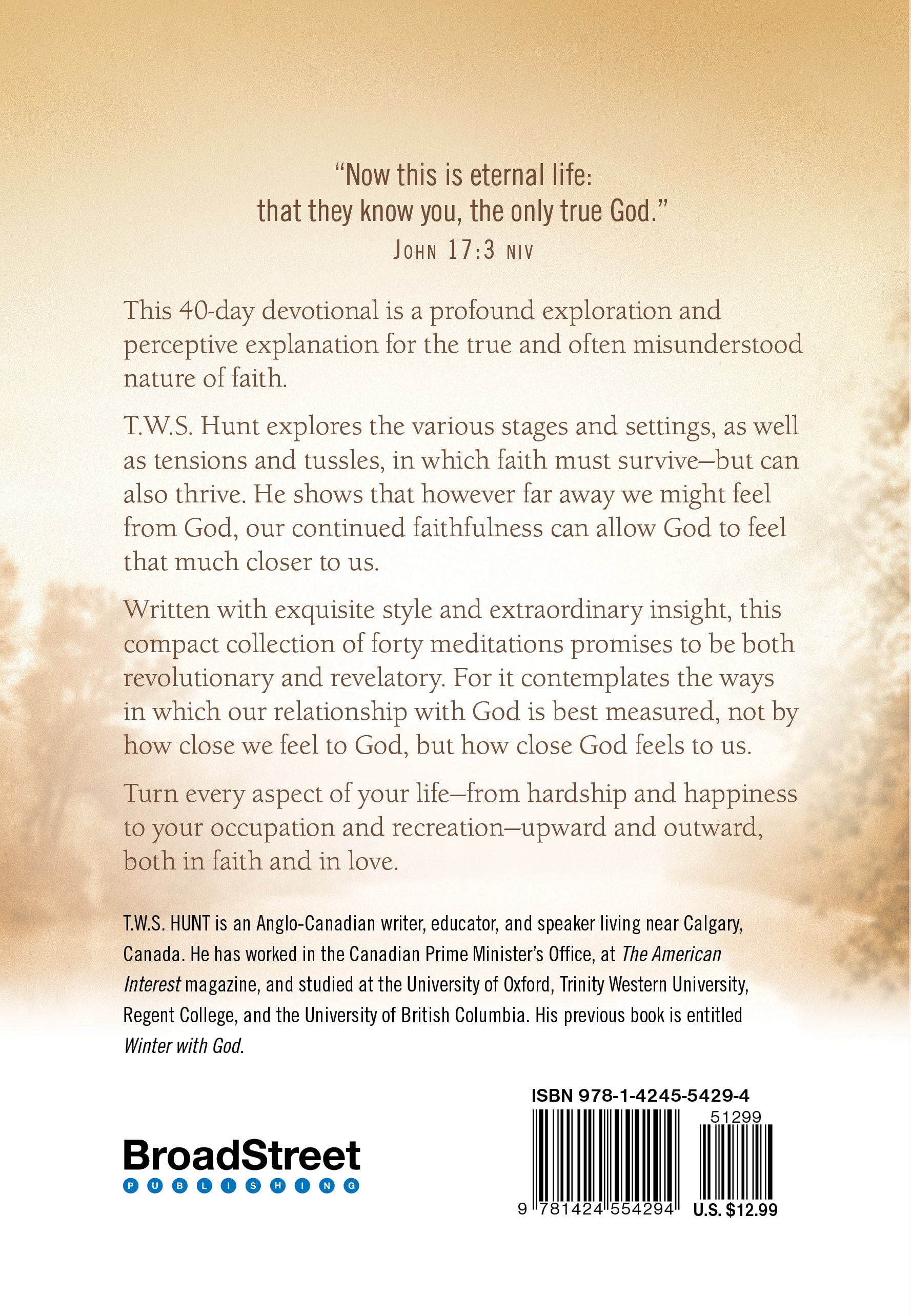 The Way of Faith: 40-Day Devotional - Allowing God to Experience Us