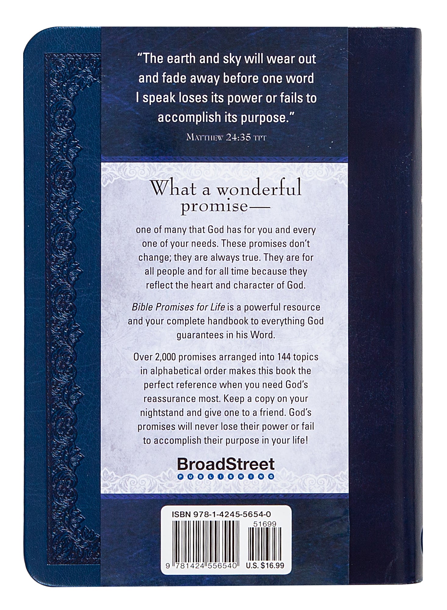 Bible Promises For Life (Navy)