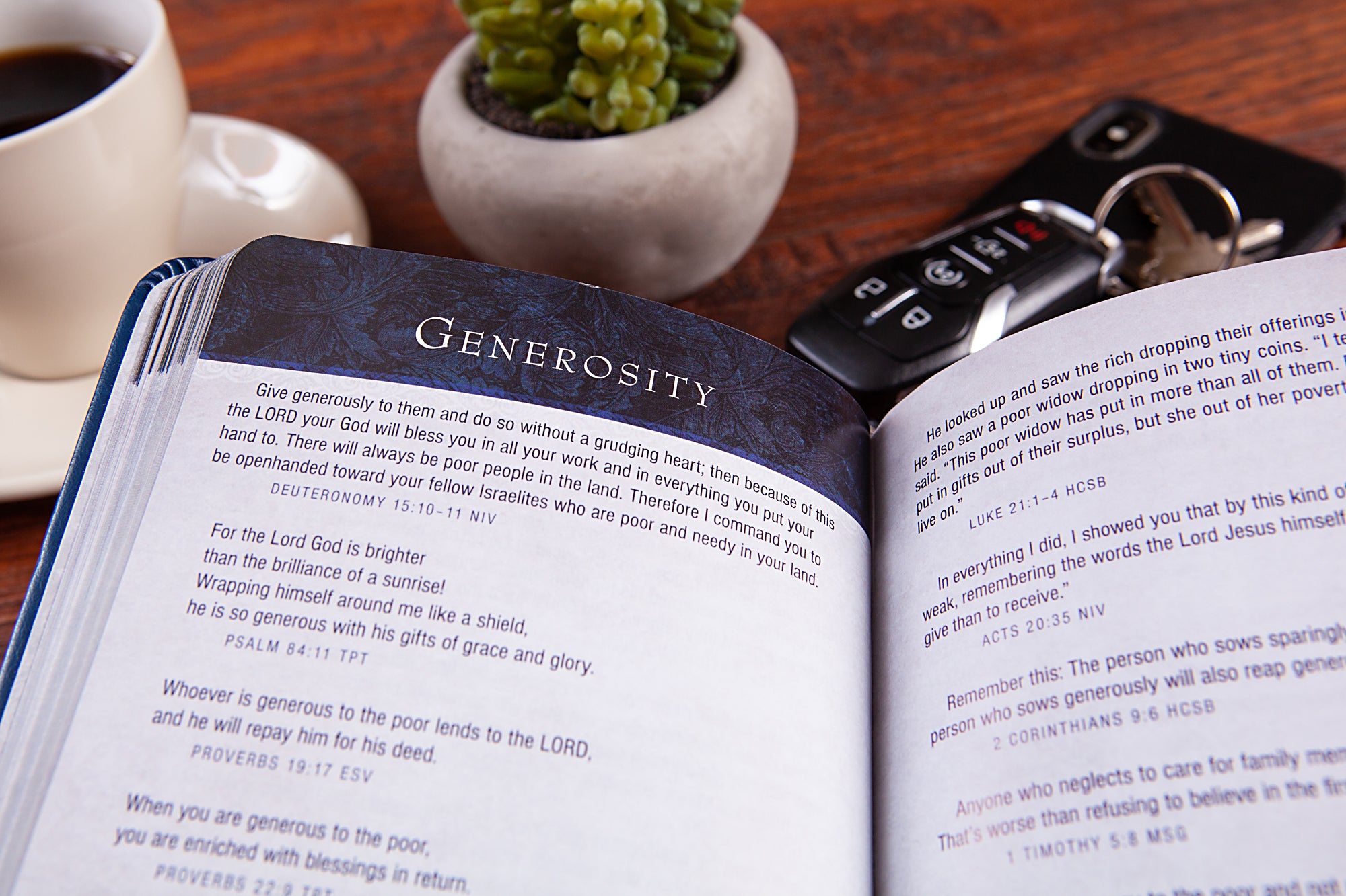 Bible Promises For Life (Navy)