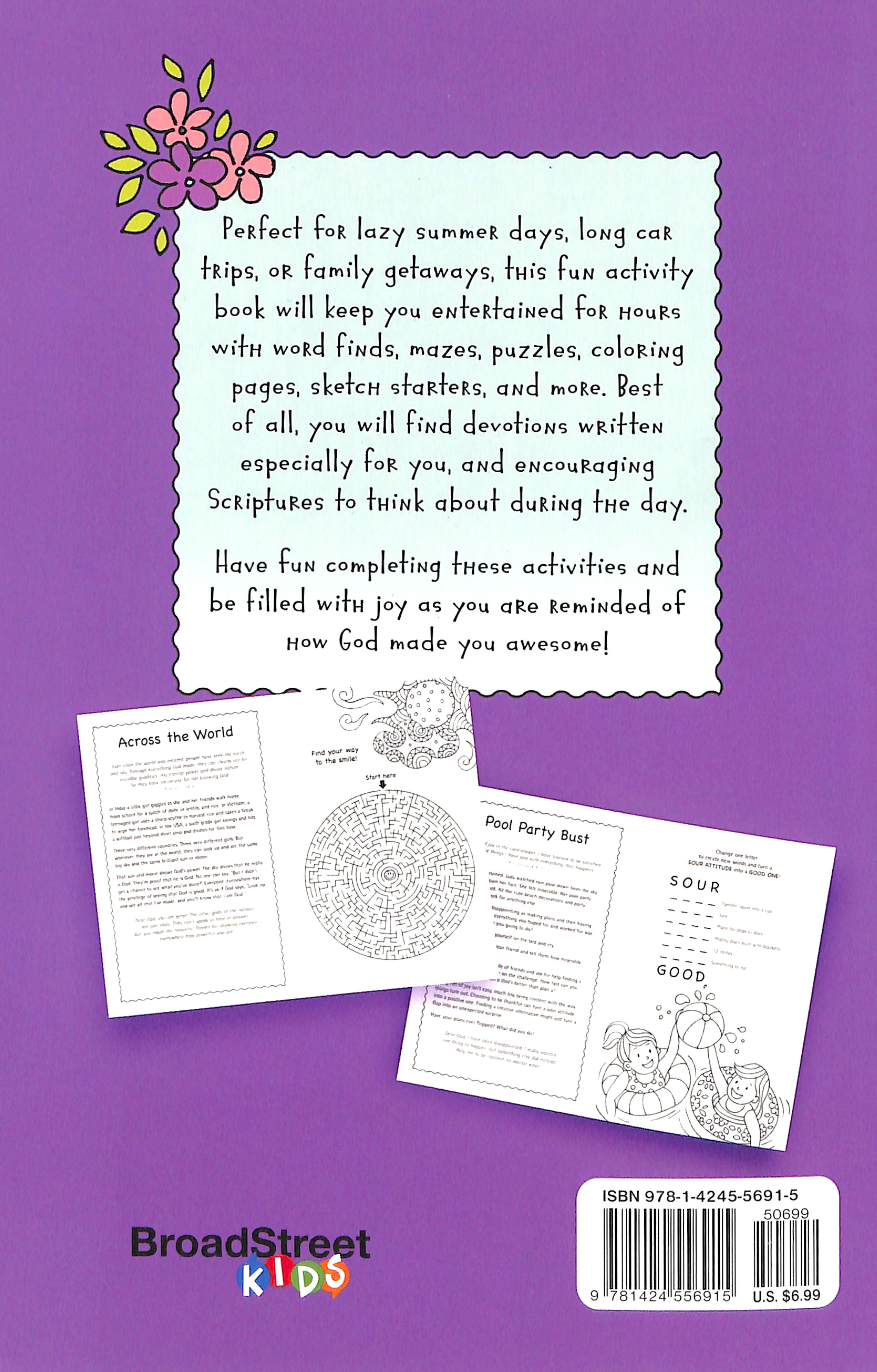 God Made Me Awesome: Fun Activities and Devotions For Girls