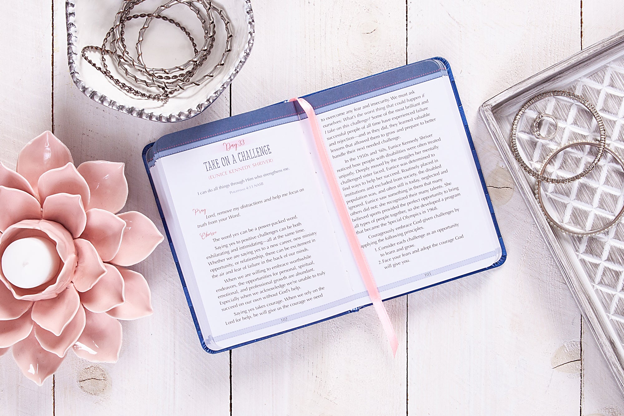 She is Strong and Courageous: A 90-Day Devotional