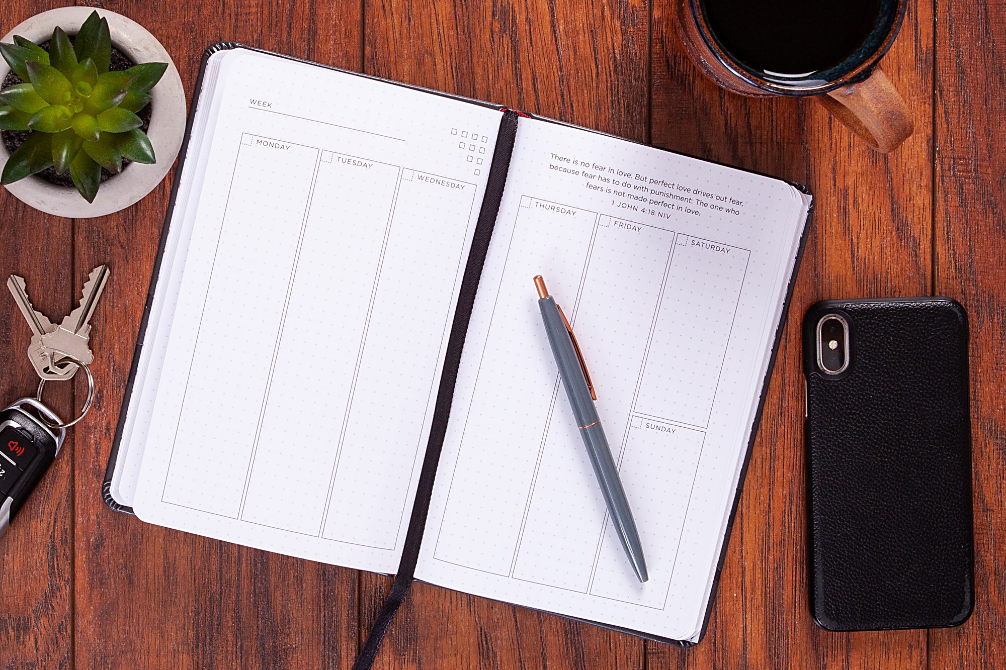 Undated 6 Month Diary/Planner: One-Eighty: Professional