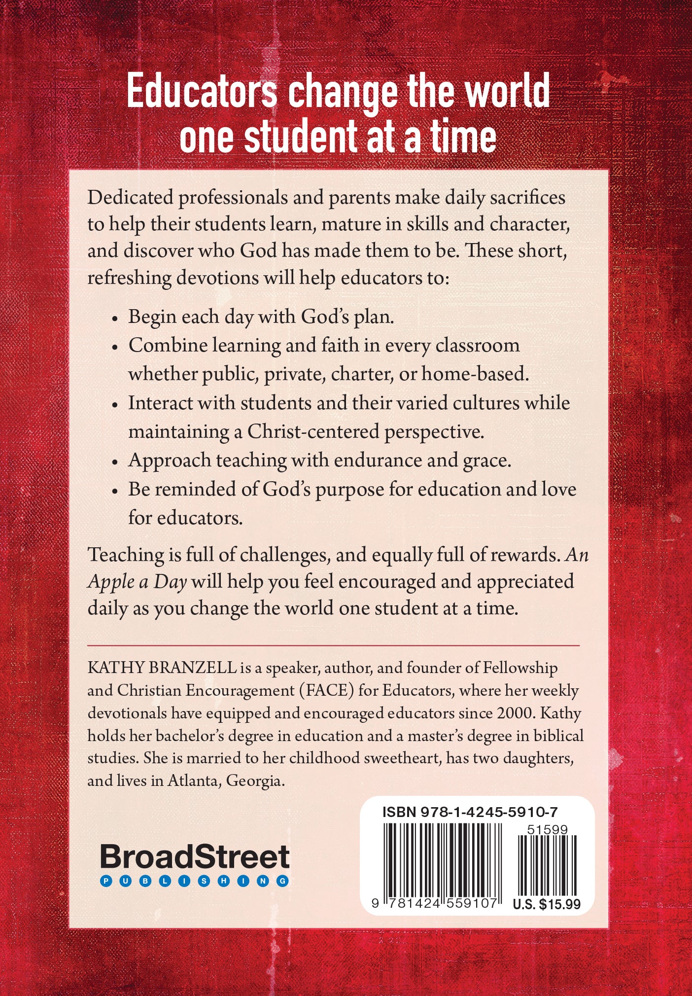 An Apple a Day: 365 Devotions For the Heart of a Teacher