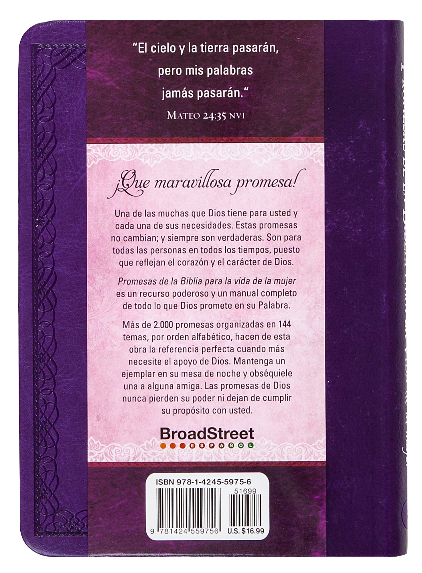 Promesas De La Biblia Para La Vida De La Mujer (Spanish)