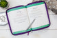 God is Always With Me Devotional Journal, Ziparound, Purple