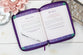 God is Always With Me Devotional Journal, Ziparound, Purple