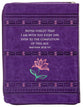 God is Always With Me Devotional Journal, Ziparound, Purple