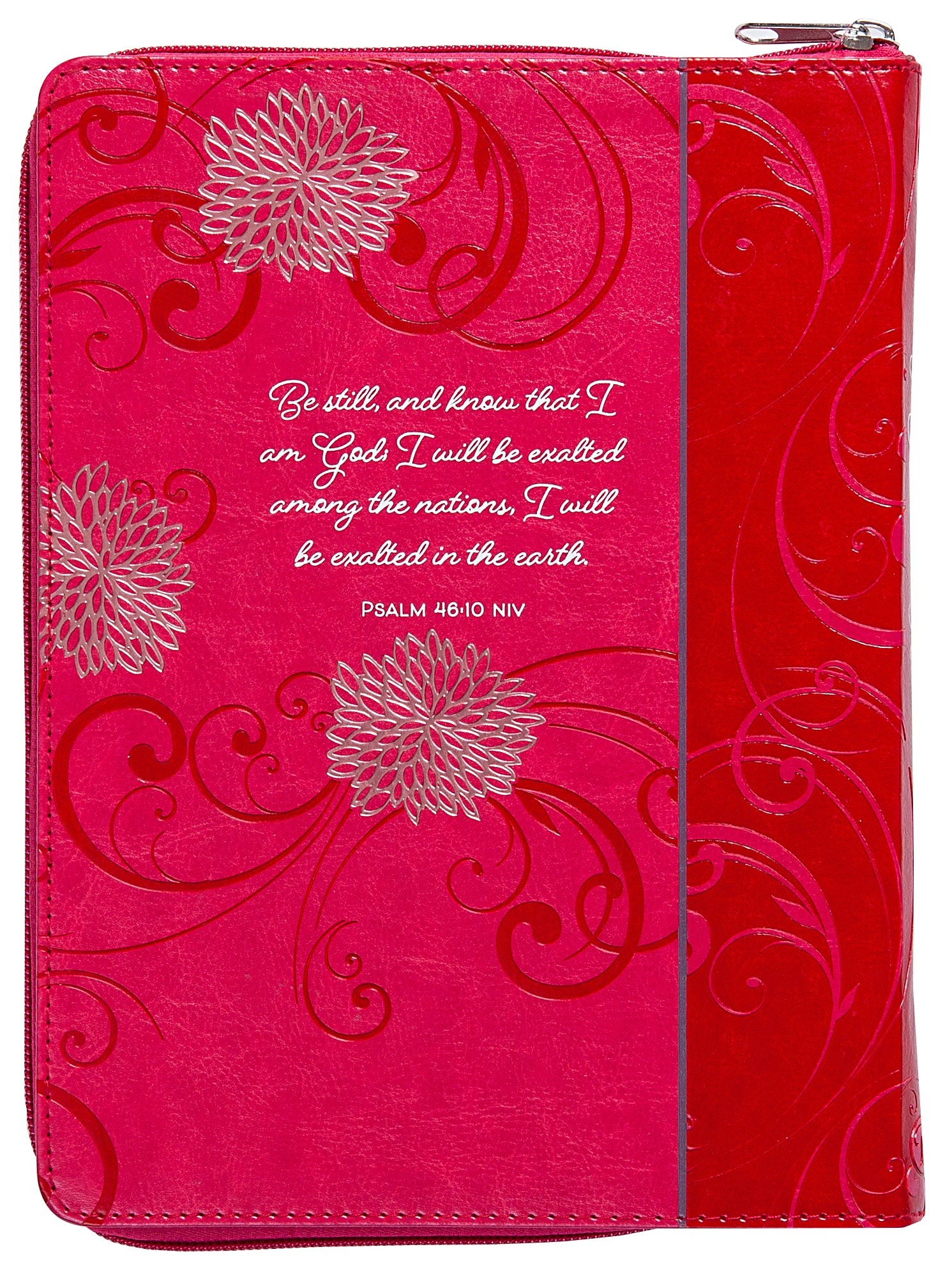 Devotional: Be Still and Know, Ziparound, Pink