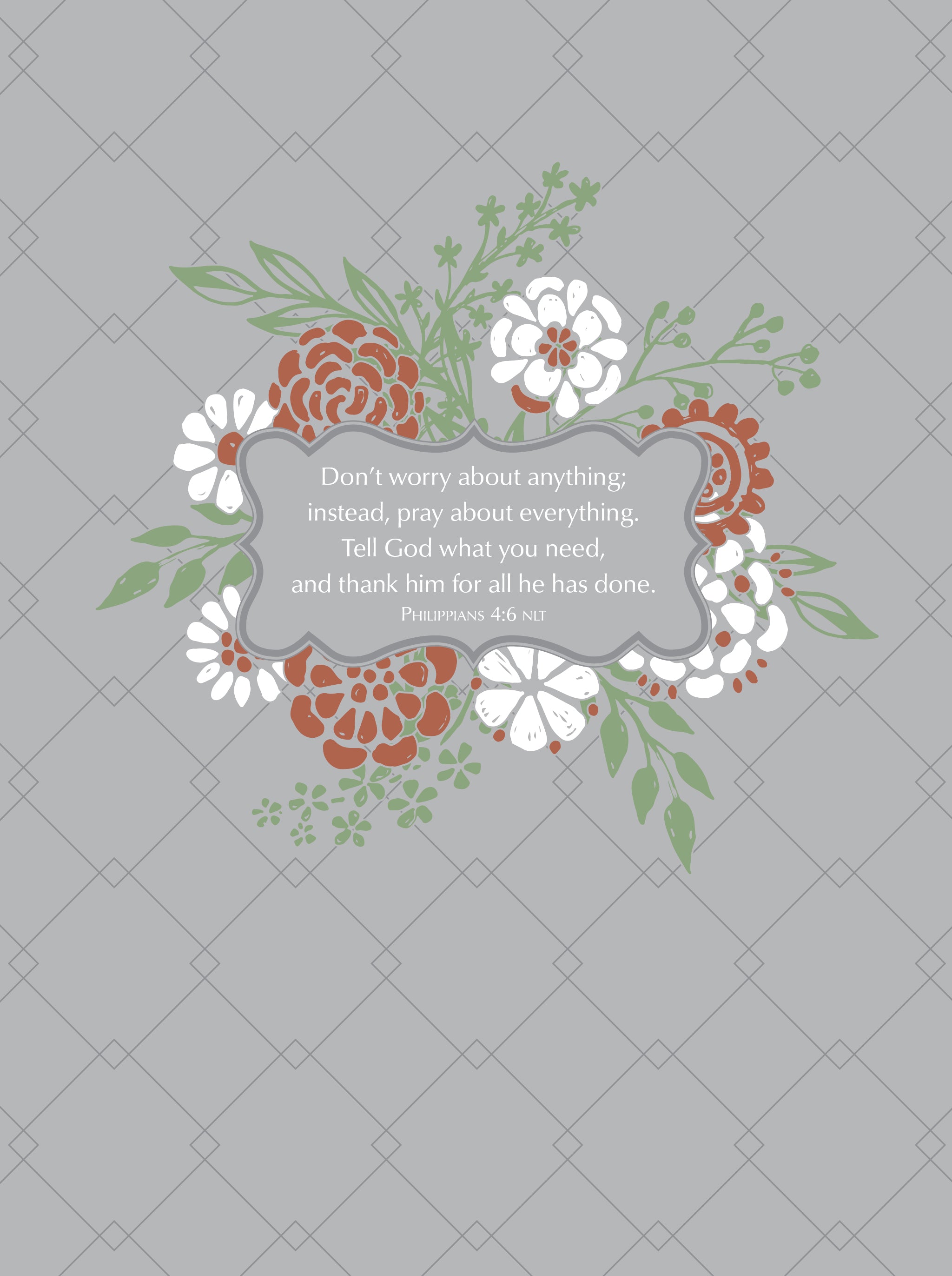 Guided Devotional: 365 Days of Prayer For Women, Ziparound, Gray Quilted