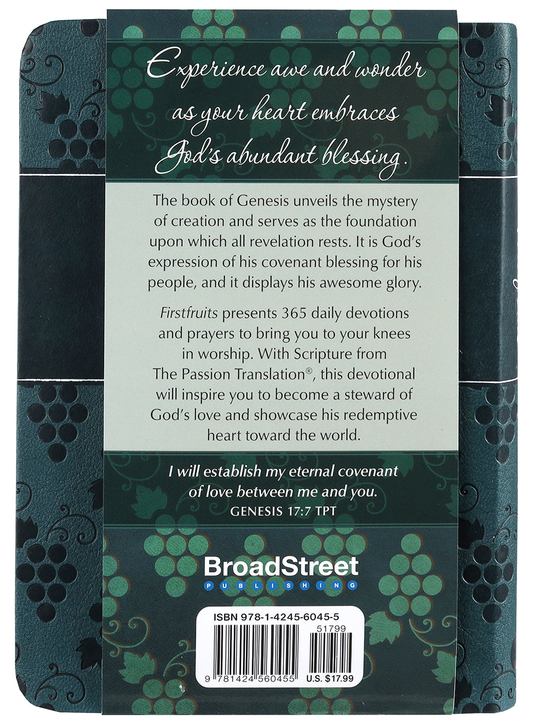 Firstfruits: 365 Days of Blessing From the Book of Genesis (Tpt)