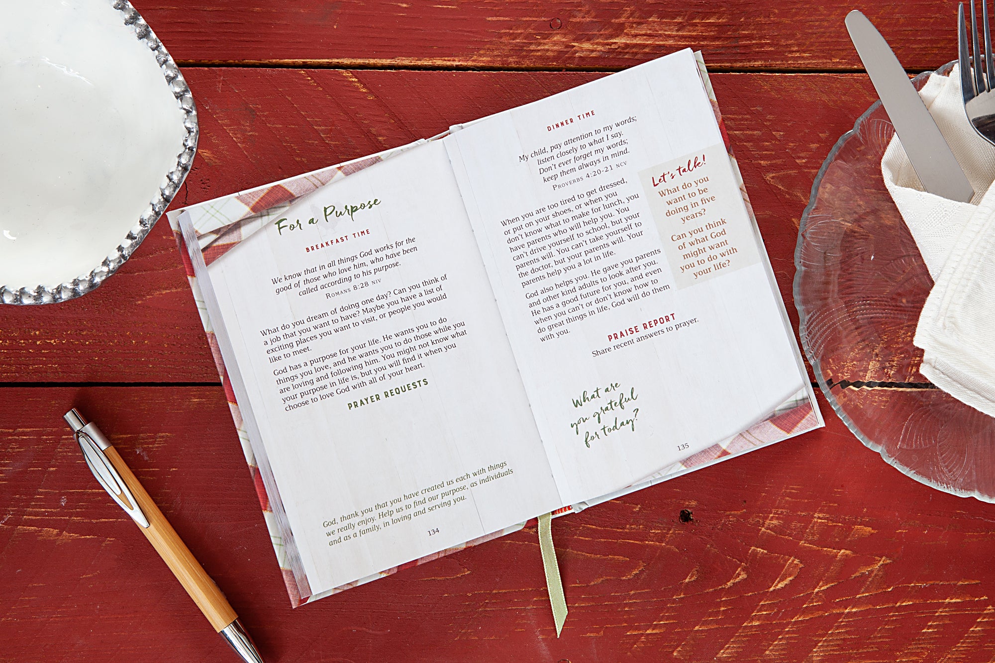 Faith to Table: 52 Breakfast and Dinnertime Devotions For Families