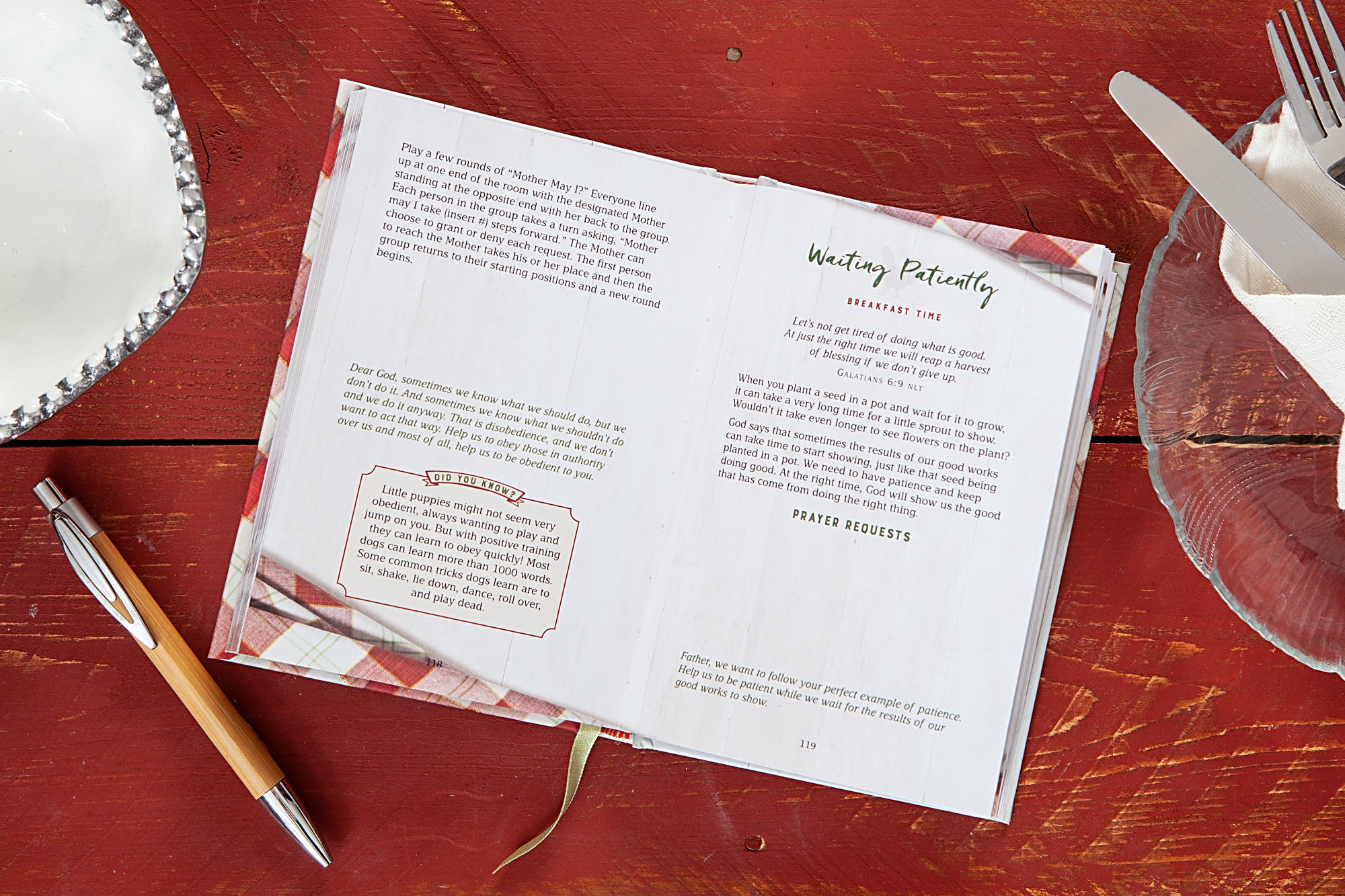Faith to Table: 52 Breakfast and Dinnertime Devotions For Families