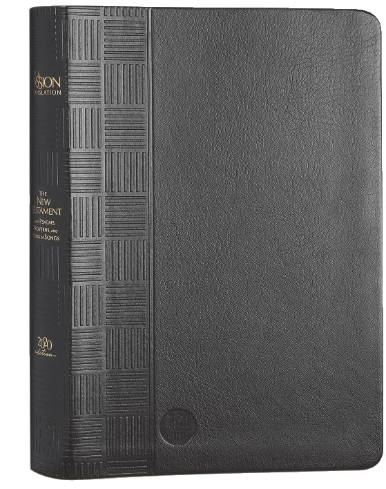 TPT New Testament Black (Black Letter Edition) (With Psalms, Proverbs And The Song Of Songs)