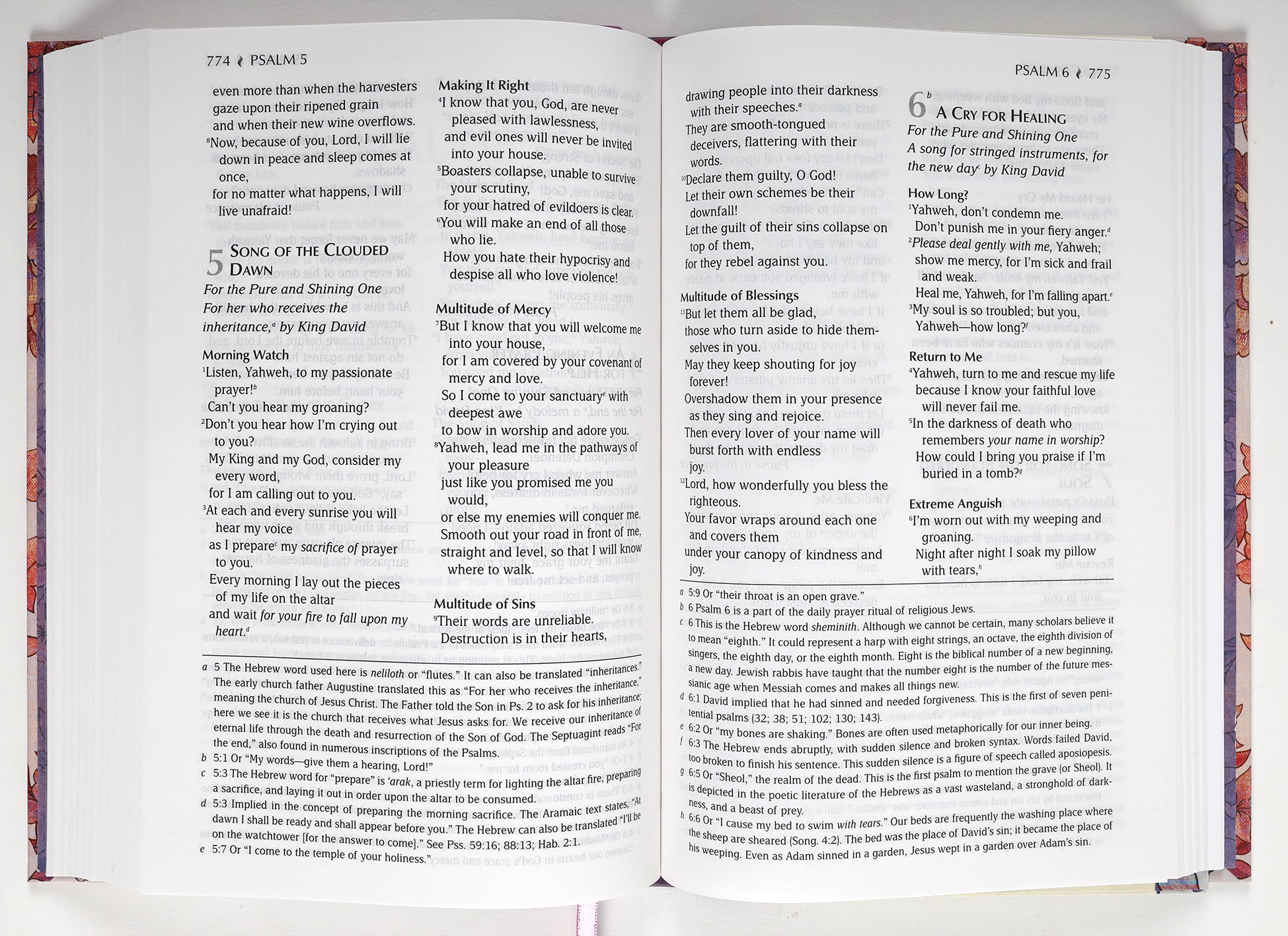 TPT New Testament Peony (Black Letter Edition) (With Psalms, Proverbs And The Song Of Songs)