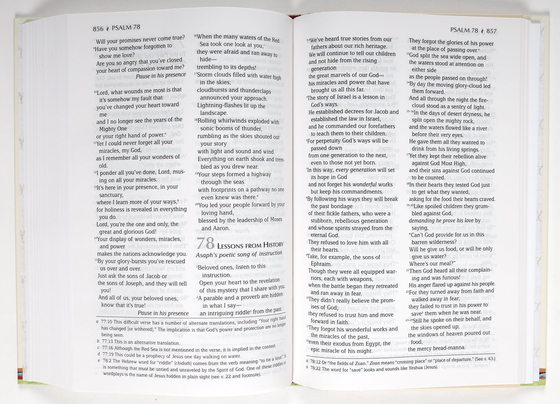 TPT New Testament Ivory (Black Letter Edition) (With Psalms, Proverbs And The Song Of Songs)