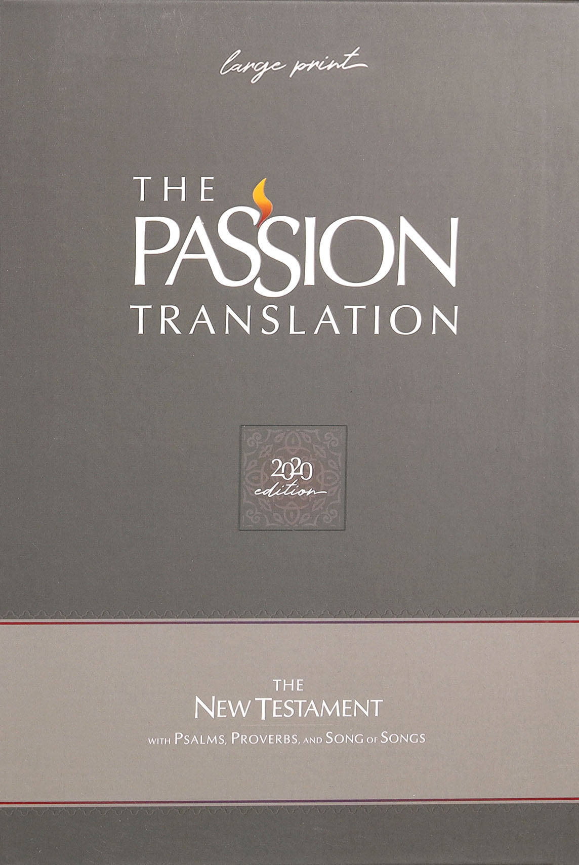 TPT New Testament Large Print Black (Black Letter Edition) (With Psalms, Proverbs And The Song Of Songs)