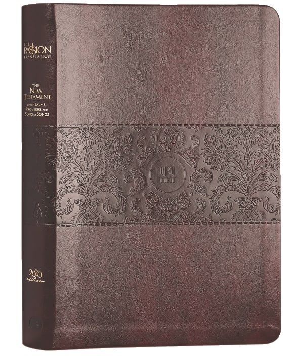 TPT New Testament Large Print Burgundy (Black Letter Edition) (With Psalms, Proverbs And The Song Of Songs)