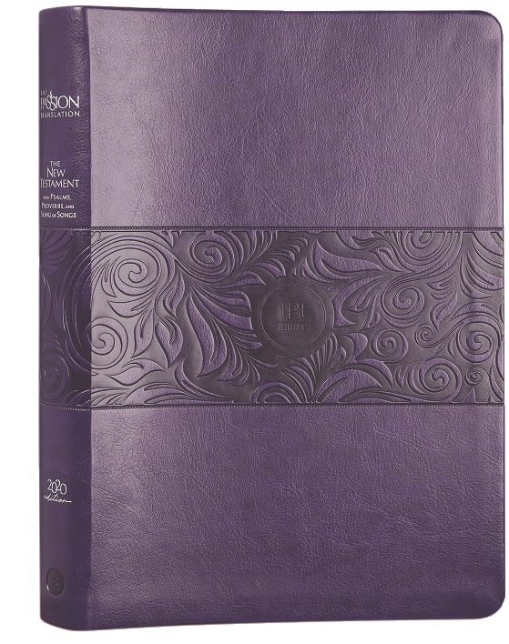 TPT New Testament Large Print Violet (Black Letter Edition) (With Psalms, Proverbs And The Song Of Songs)