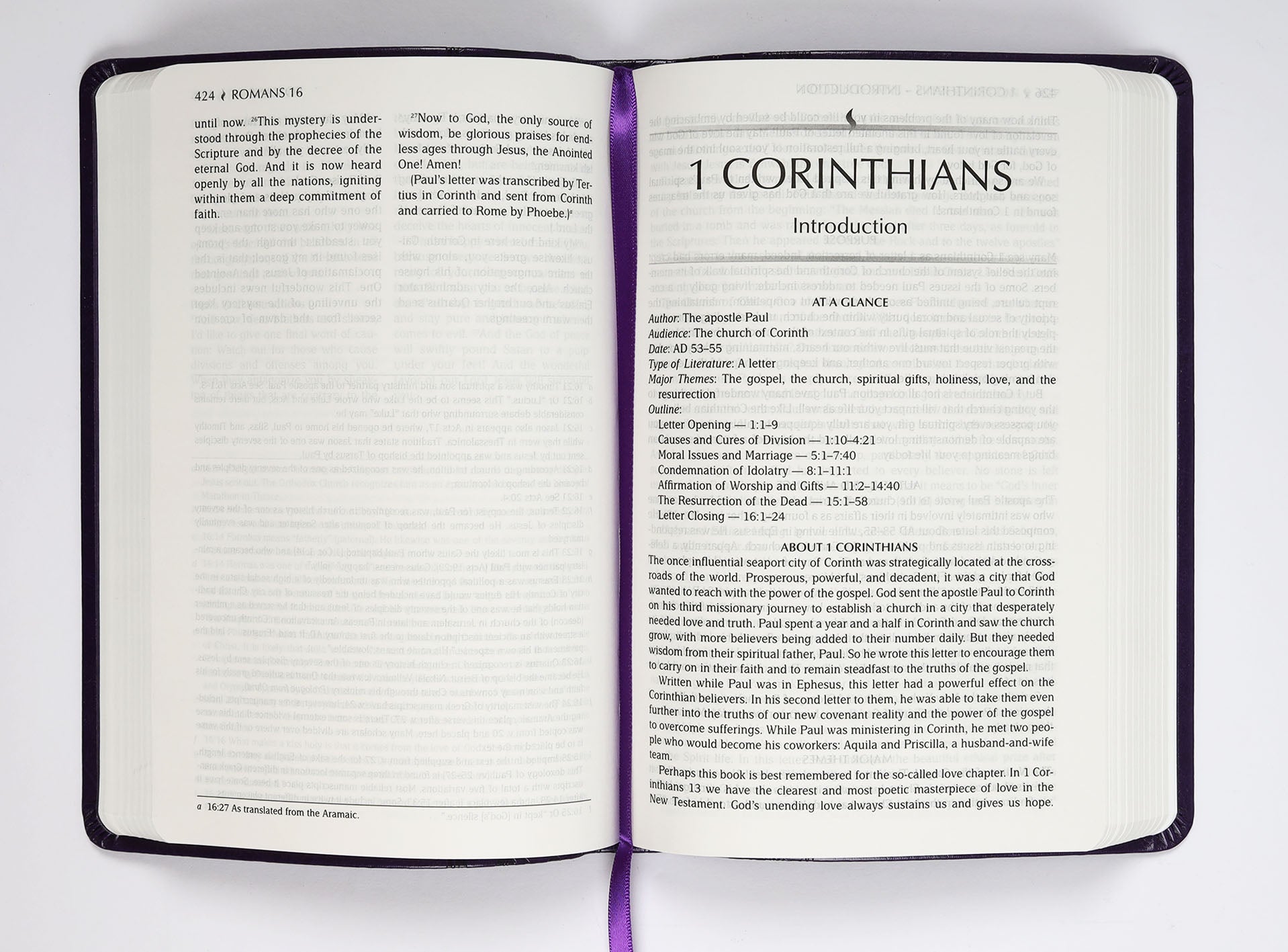 TPT New Testament Large Print Violet (Black Letter Edition) (With Psalms, Proverbs And The Song Of Songs)