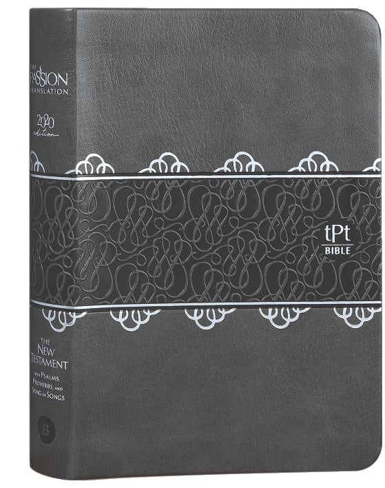 TPT New Testament Compact Charcoal (Black Letter Edition) (With Psalms, Proverbs And The Song Of Songs)