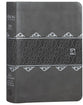 TPT New Testament Compact Charcoal (Black Letter Edition) (With Psalms, Proverbs And The Song Of Songs)