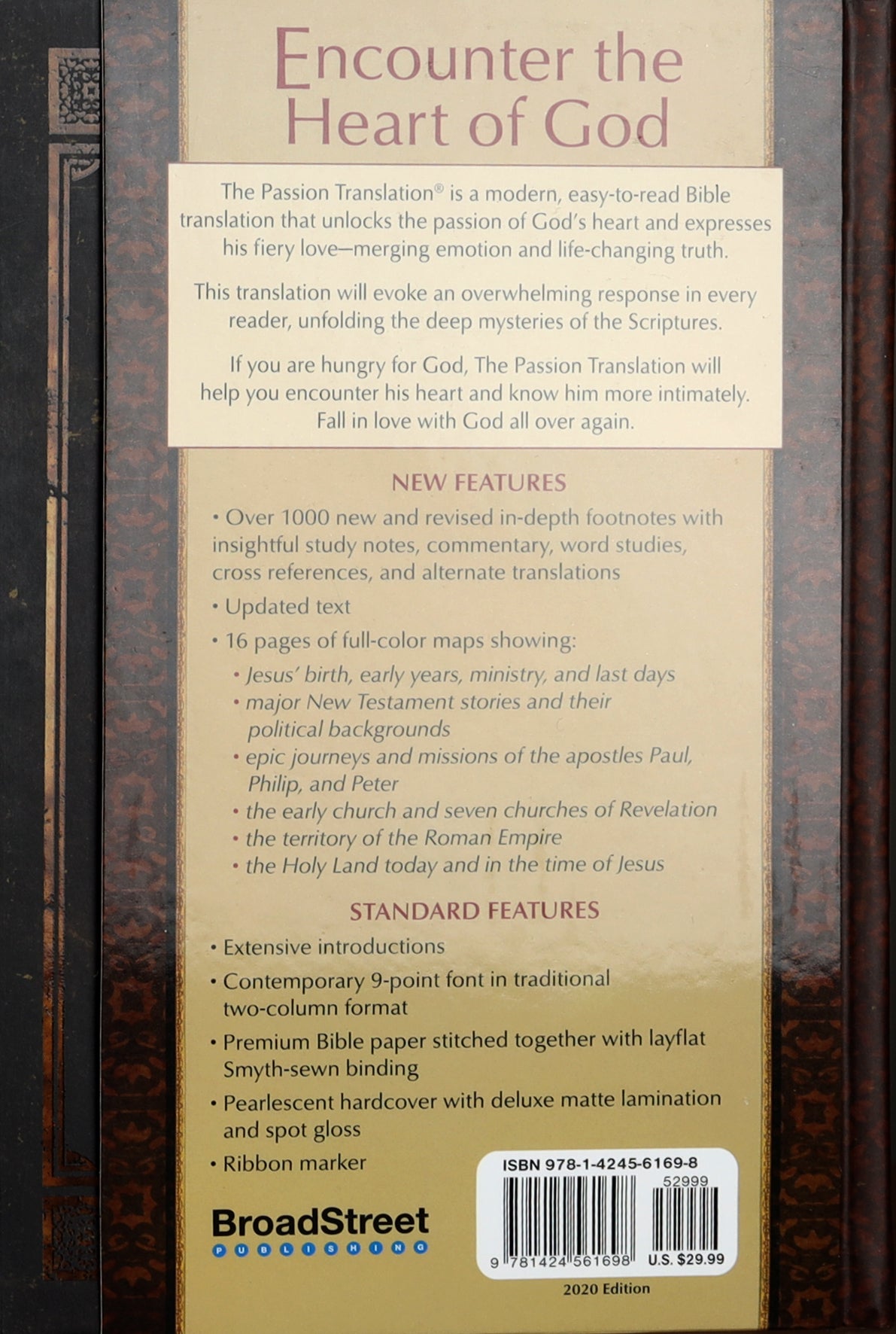 TPT New Testament Espresso (Black Letter Edition) (With Psalms, Proverbs And The Song Of Songs)