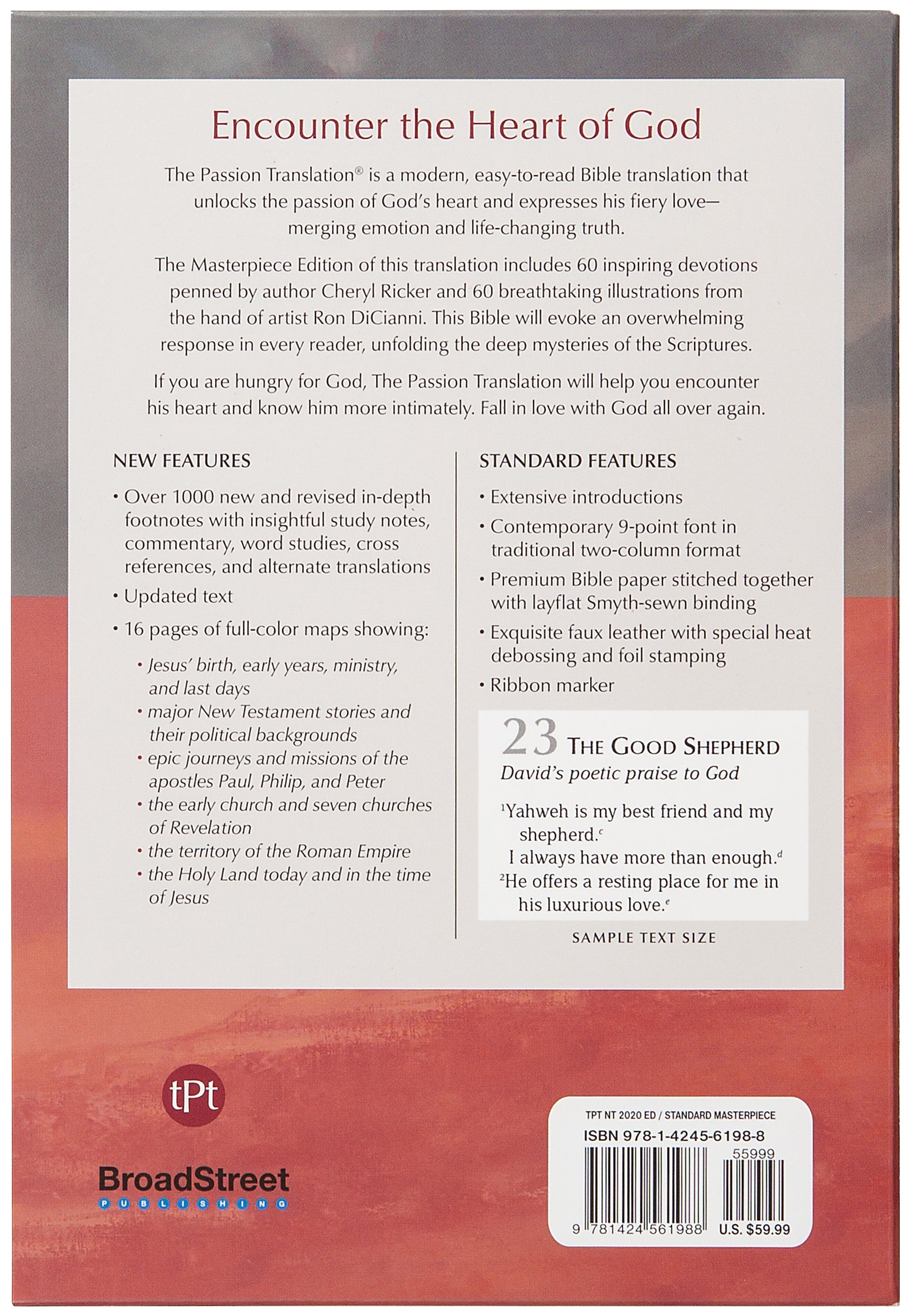 TPT New Testament Masterpiece Edition (With Psalms Proverbs And Song Of Songs)