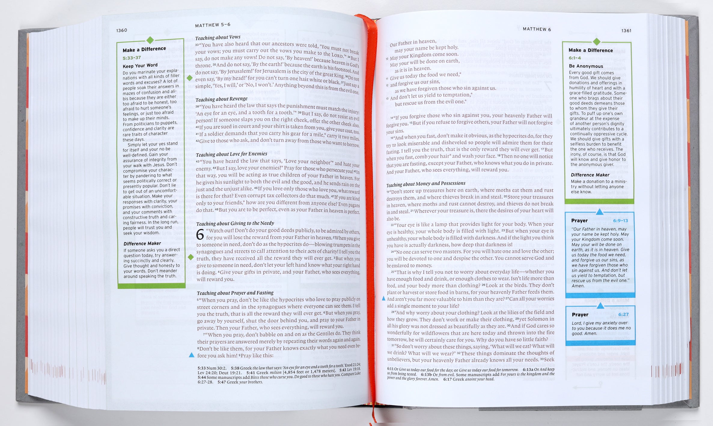 NLT Make a Difference Youth Bible