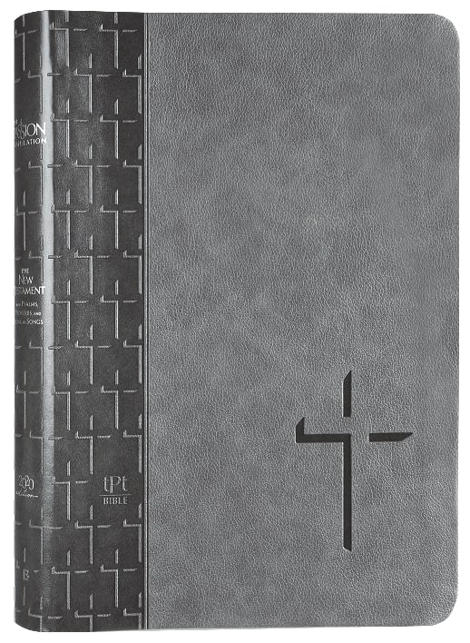 TPT New Testament Large Print Gray (With Psalms, Proverbs And The Song Of Songs)