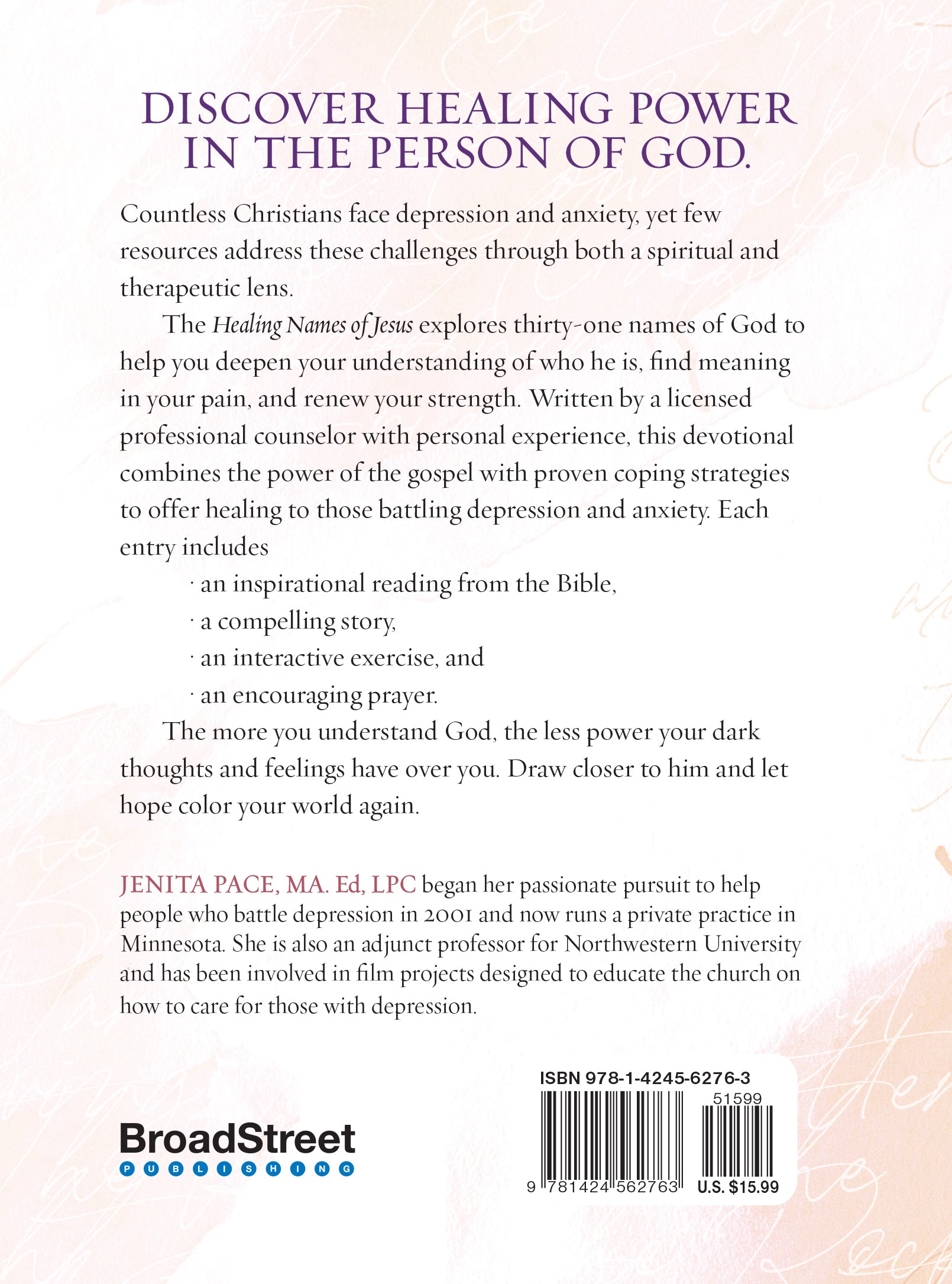 The Healing Names of Jesus: Find Freedom From Depression and Anxiety