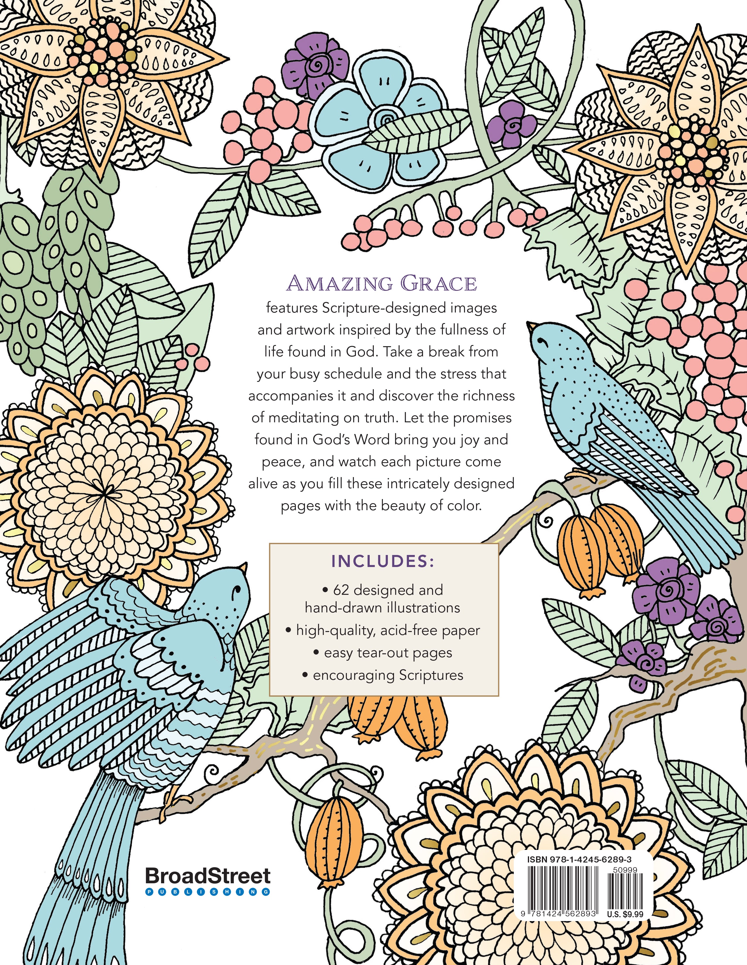 Amazing Grace: Coloring Book (Adult Coloring Books Series)