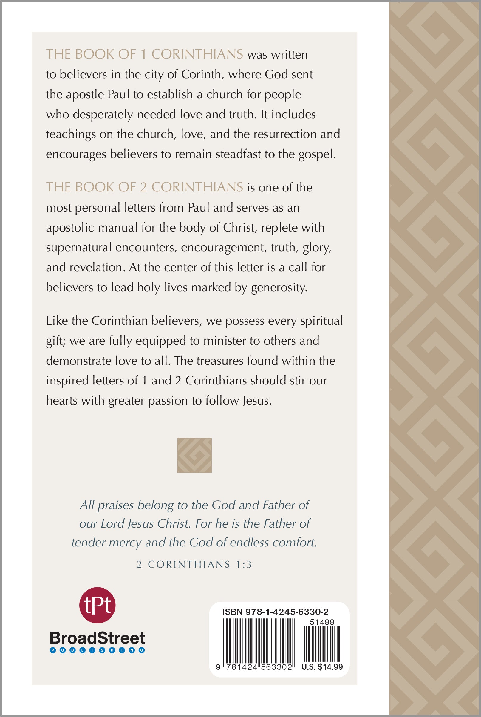 TPT 1 & 2 Corinthians Love and Truth (2020 Edition)