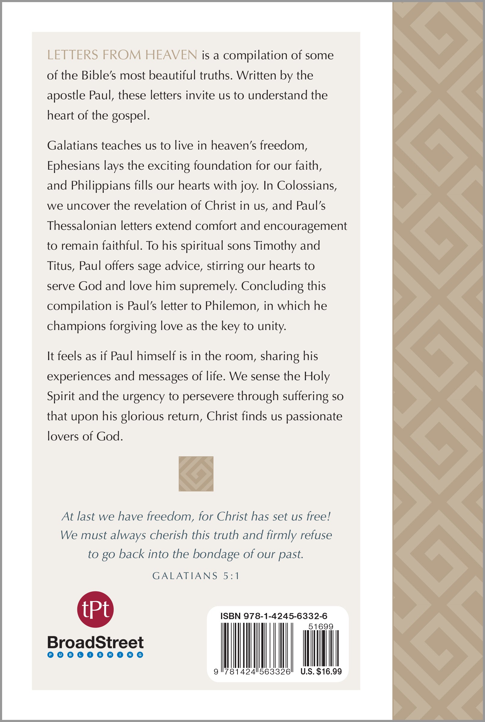 TPT Letters From Heaven By the Apostle Paul (2020 Edition)