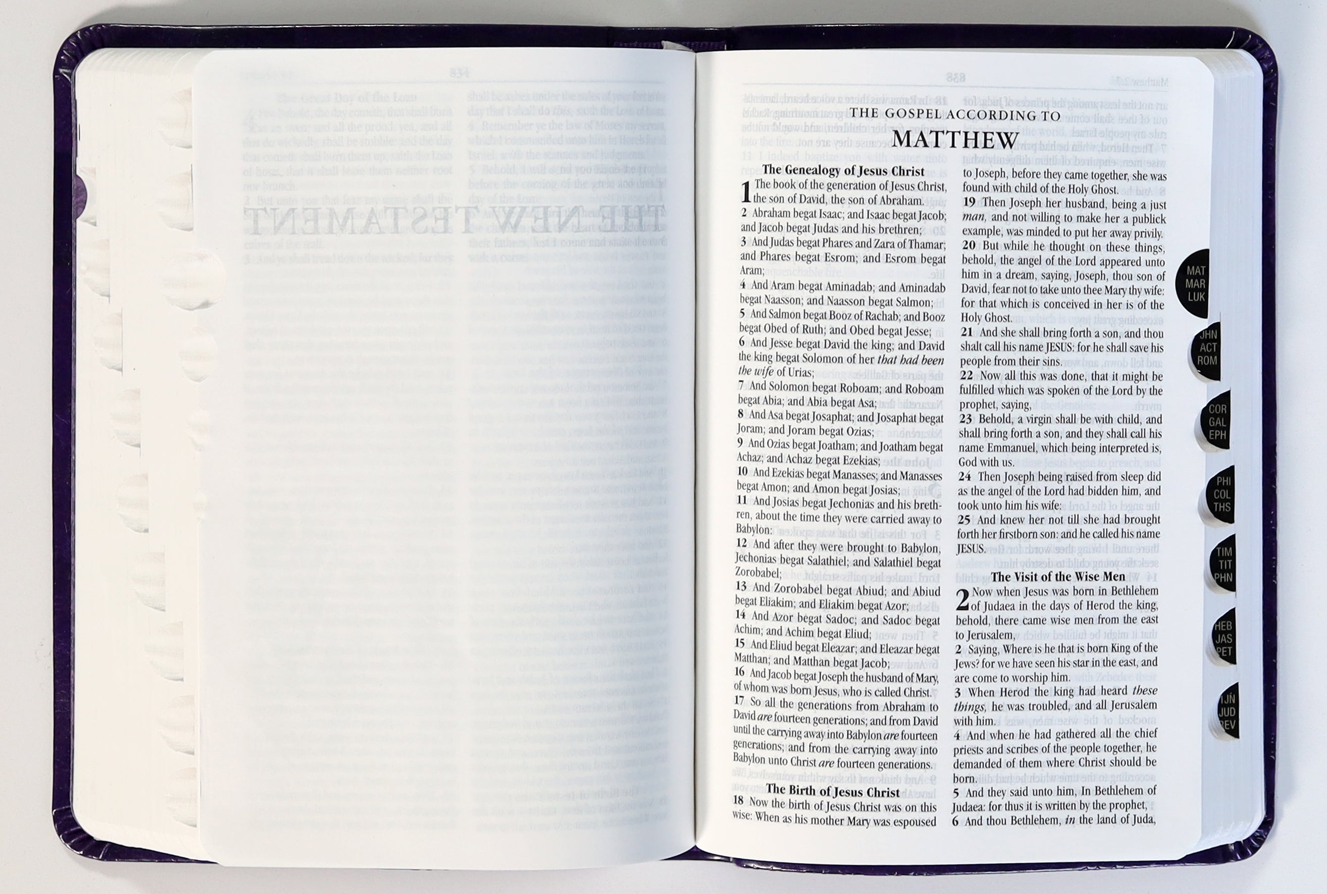 KJV Holy Bible Compact Amethyst (Red Letter Edition)