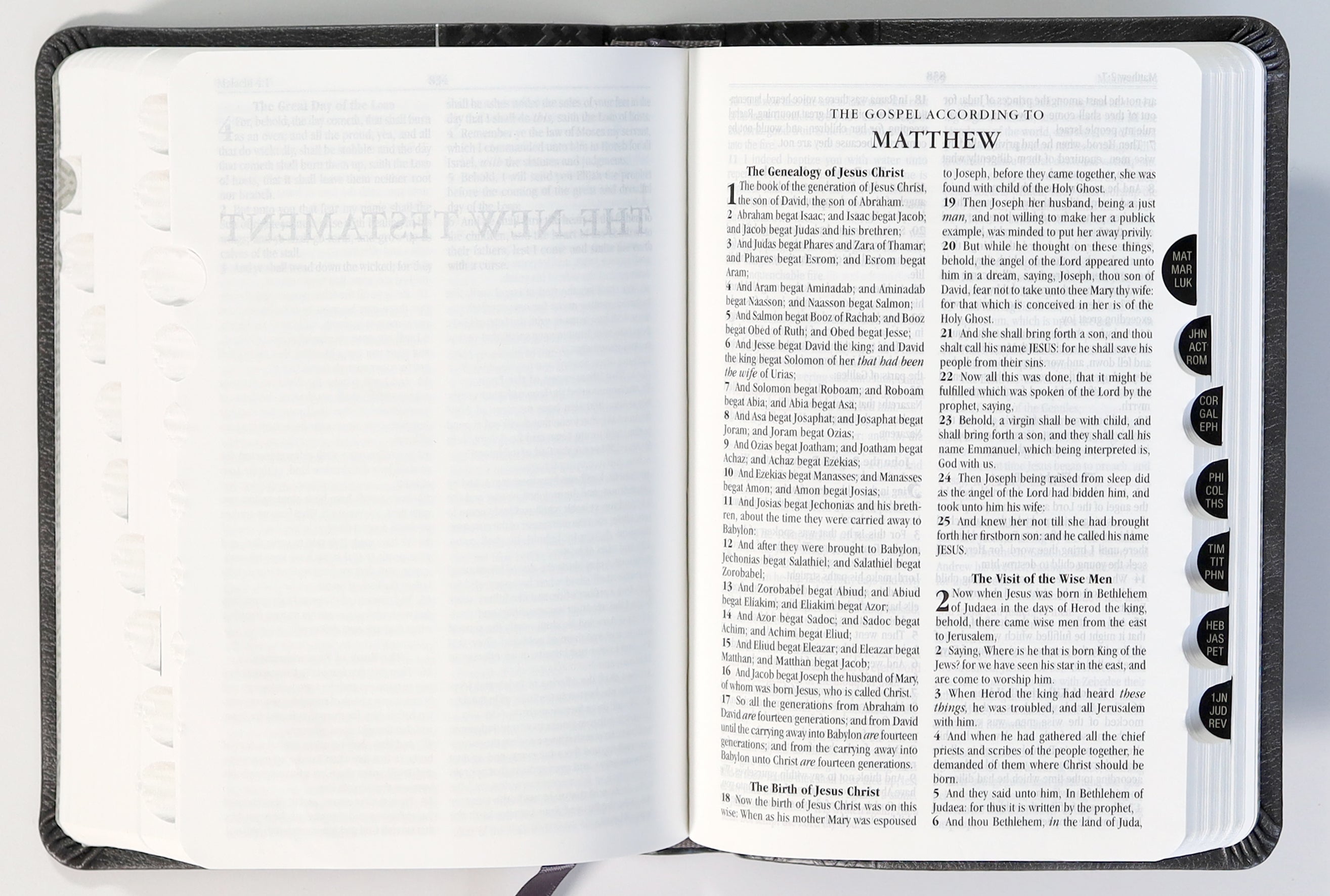 KJV Holy Bible Compact Granite (Red Letter Edition)