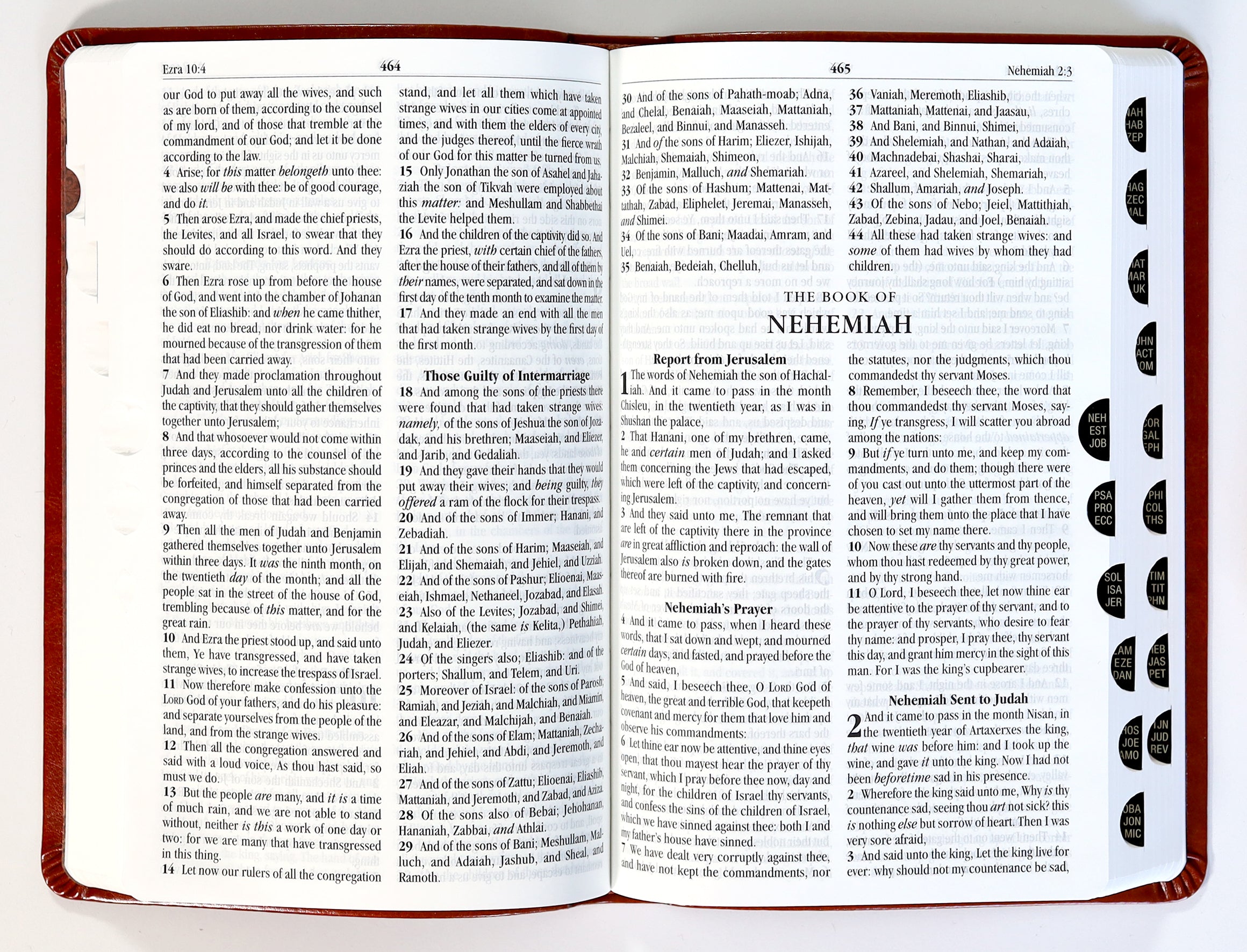 KJV Holy Bible Personal Caramel (Red Letter Edition)